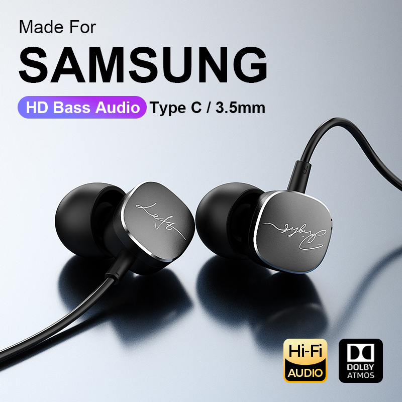 Wired Earphone Lightning - لسامسونج نوع C السلكية سماعات HiFi