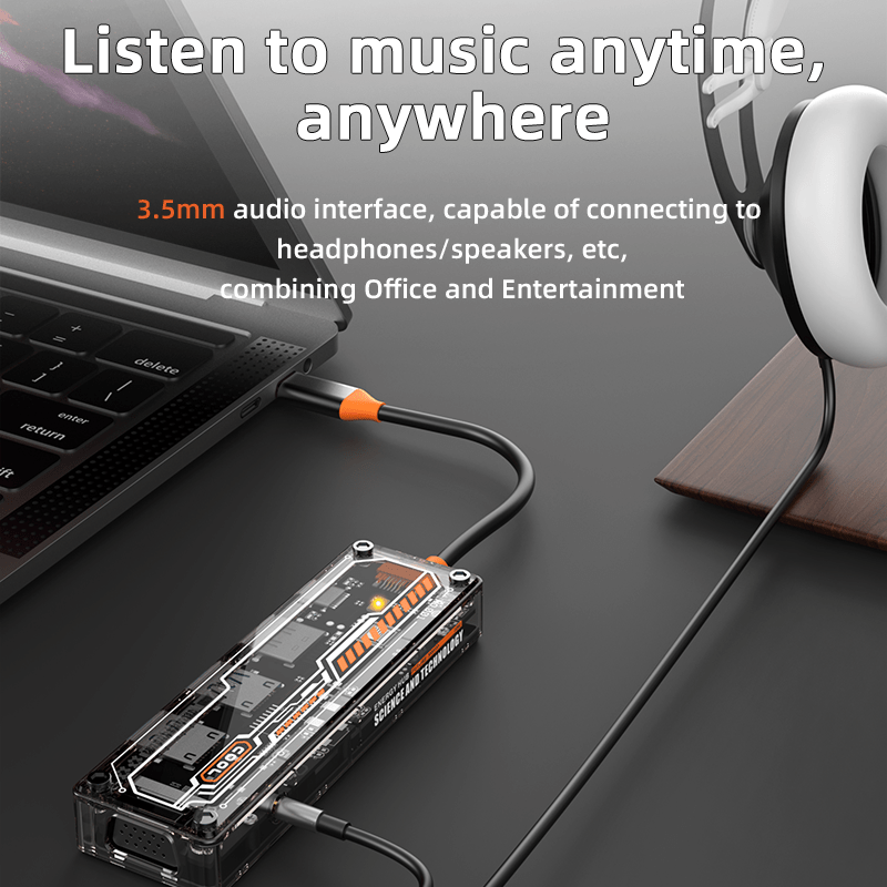 محول USB-C متعدد الوظائف 6 في  - مراجعة Usb Hub Type C وسعره