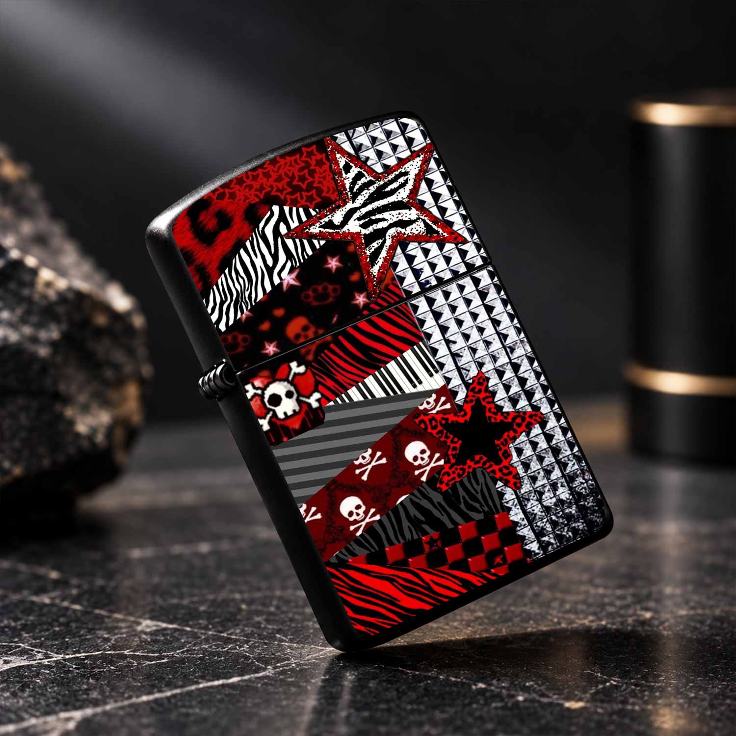 ولاعة عصرية بنمط رقع أحمر وأسو - مراجعة Zebra Tablet Accessories وسعره
