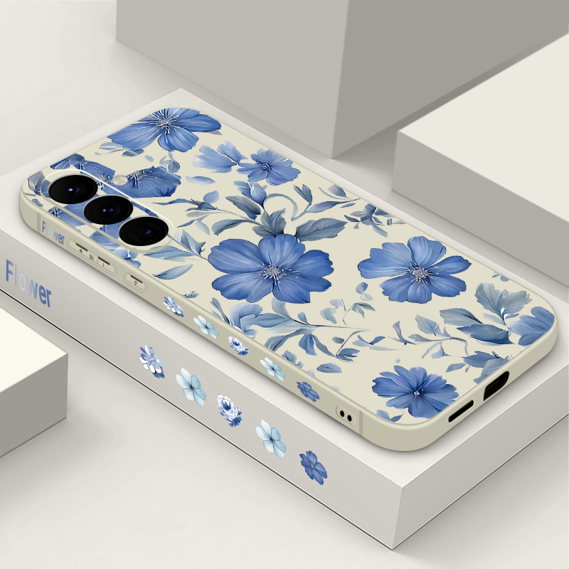 غطاء هاتف بنمط زهور ونباتات لس - مراجعة Samsung Galaxy A55 وسعره